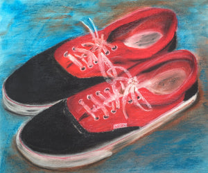 Jordan's Shoes Canvas Giclée Print